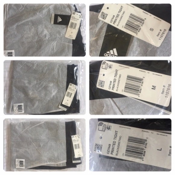 LAST ONE!! New Adidas Climalite Cropped Leggings Size Small - Picture 6 of 14